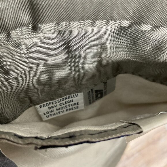 Cricketeer Blazer Men 40 Gray Black Glen Plaid Classic Career Wool Jacket VTG - Picture 8 of 16